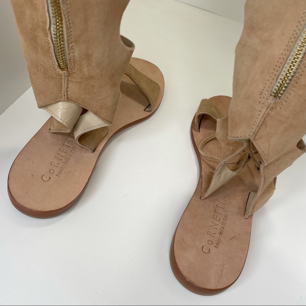 ❎SOLD Cornetti Gladiator Sandals Lace Up Leather Slides Italian Conca EU 37 - Picture 10 of 13